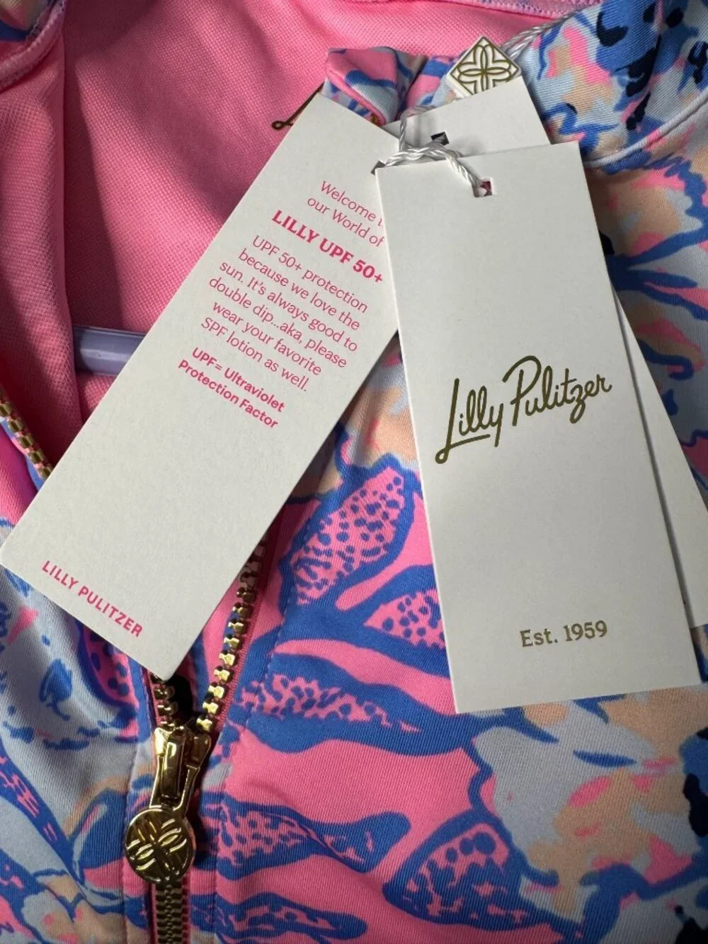 Lilly Pulitzer Youth Size 10 Denning Rashguard 50+ Totally Koalafied NWT $98 Gir